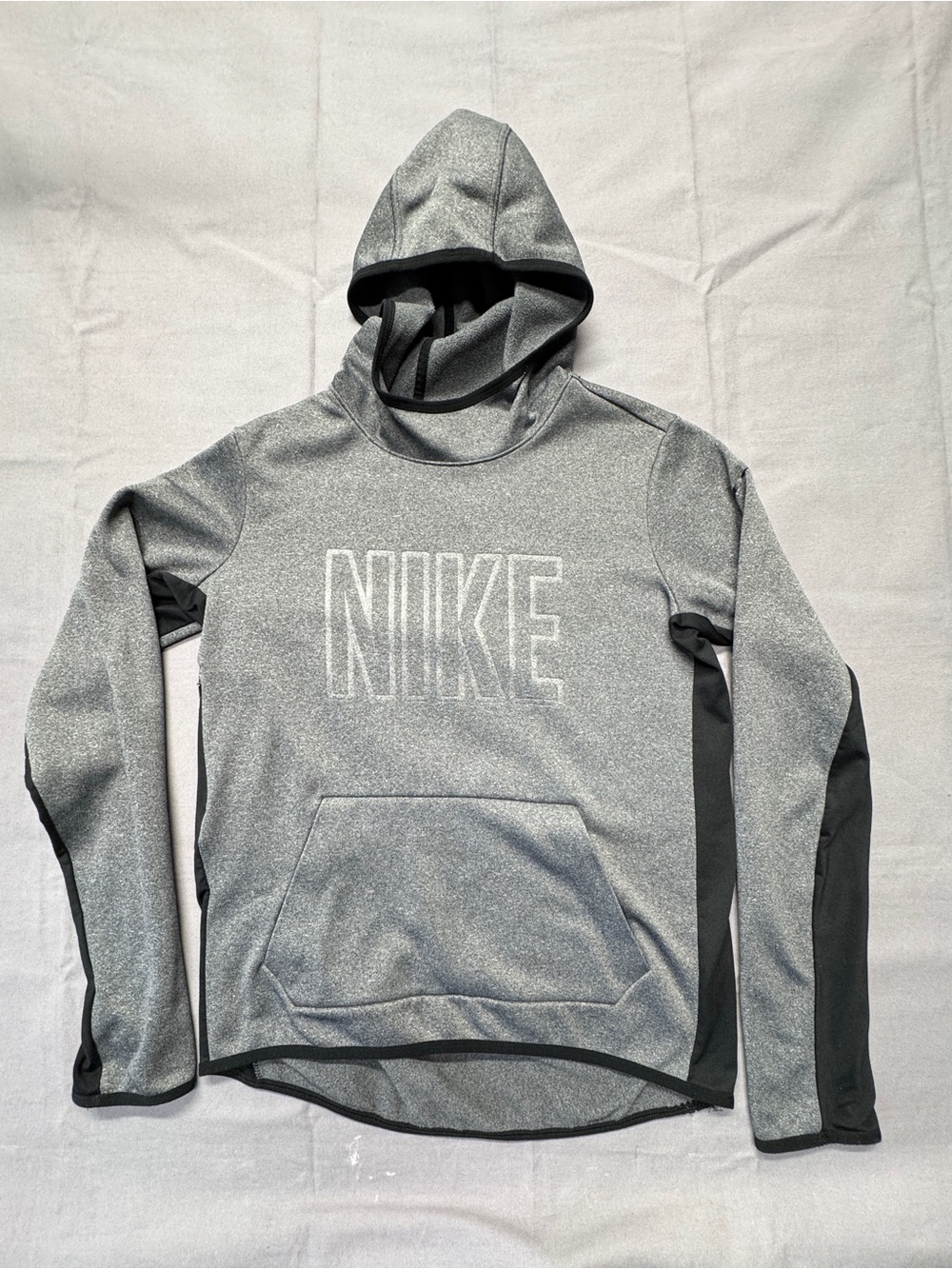 Nike Gray Therma-FIT Hooded Sweatshirt